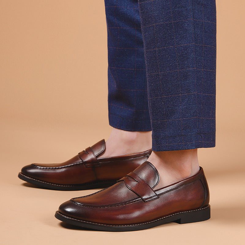 Formell Sko Herre Bryllup Loafer - Kaffe