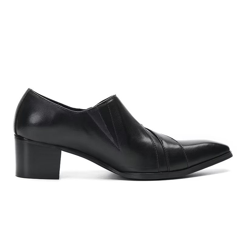 Formelle Herre Sko Eksotiske Monkstrap Dress - Svart