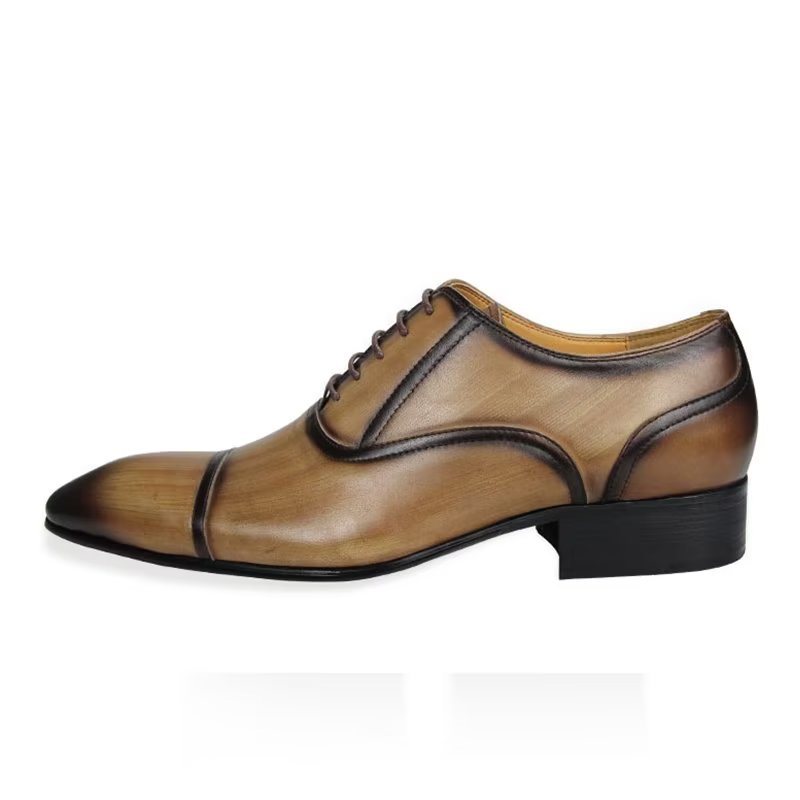 Formelle Herre Sko Elegance Ekte Skinn Bryllup Brogues - Brun