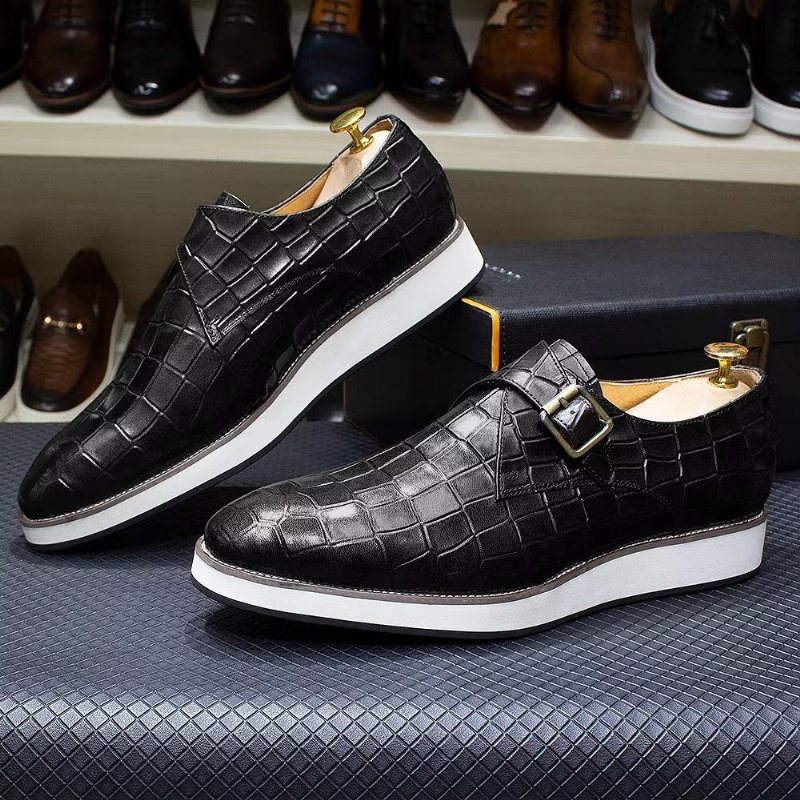 Formelle Herre Sko Elegant Brogue-stil Bryllup Oxford - Svart