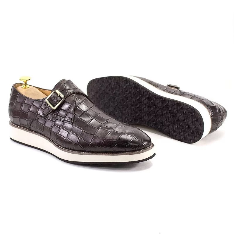 Formelle Herre Sko Elegant Brogue-stil Bryllup Oxford - Kaffe