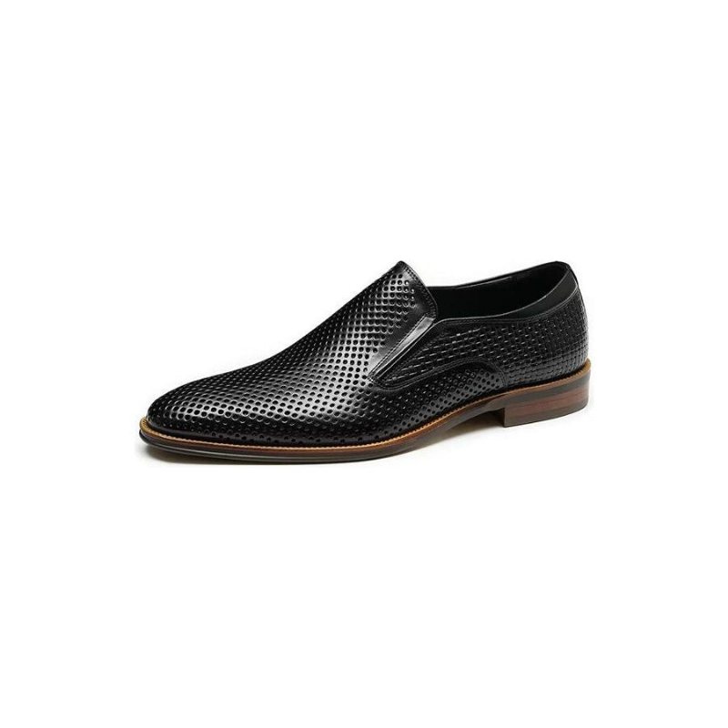 Formelle Herre Sko Elegant Skinn Brogue Style Bryllup Slip-ons