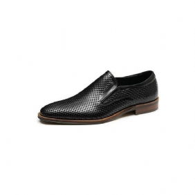 Formelle Herre Sko Elegant Skinn Brogue Style Bryllup Slip-ons