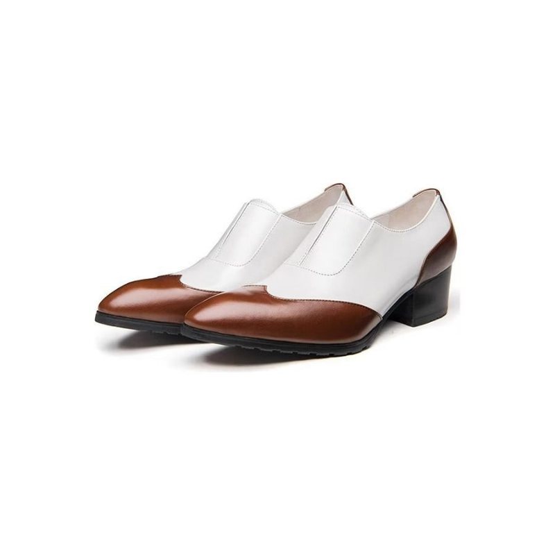 Formelle Herre Sko Elegante Spisse Tå Slip-on Kjole