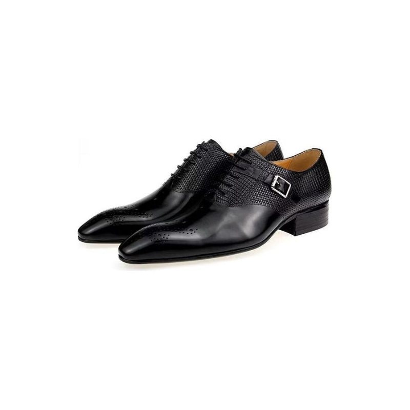 Formelle Herre Sko Elegante Tilpassede Brogue Skinn Bryllup