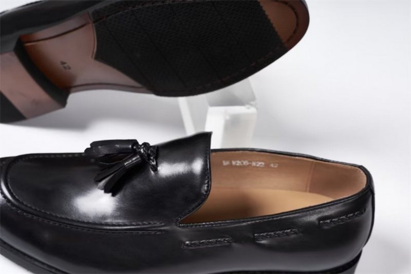 Formelle Herre Sko Sofistikert Allure Skinn Slip-ons - Svart