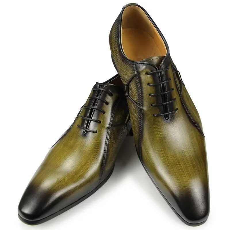 Formelle Herresko Deluxe Leather Chicopulent Nuptial Brogues - Grønn