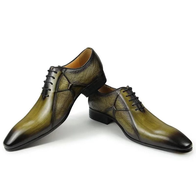 Formelle Herresko Deluxe Leather Chicopulent Nuptial Brogues - Grønn