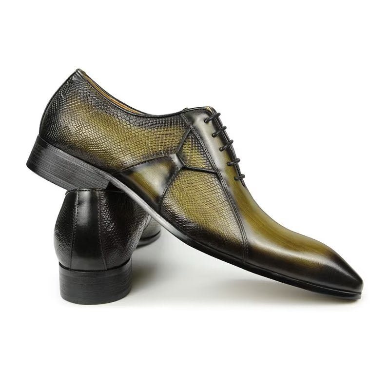 Formelle Herresko Deluxe Leather Chicopulent Nuptial Brogues - Grønn