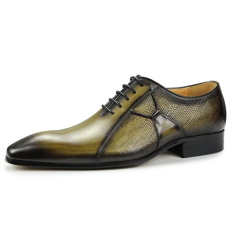 Formelle Herresko Deluxe Leather Chicopulent Nuptial Brogues - Grønn