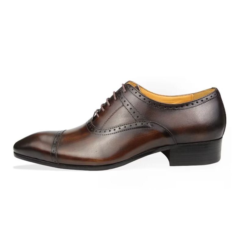 Formelle Herresko Deluxe Oxford Lavishnuptial Brogues - Kaffe