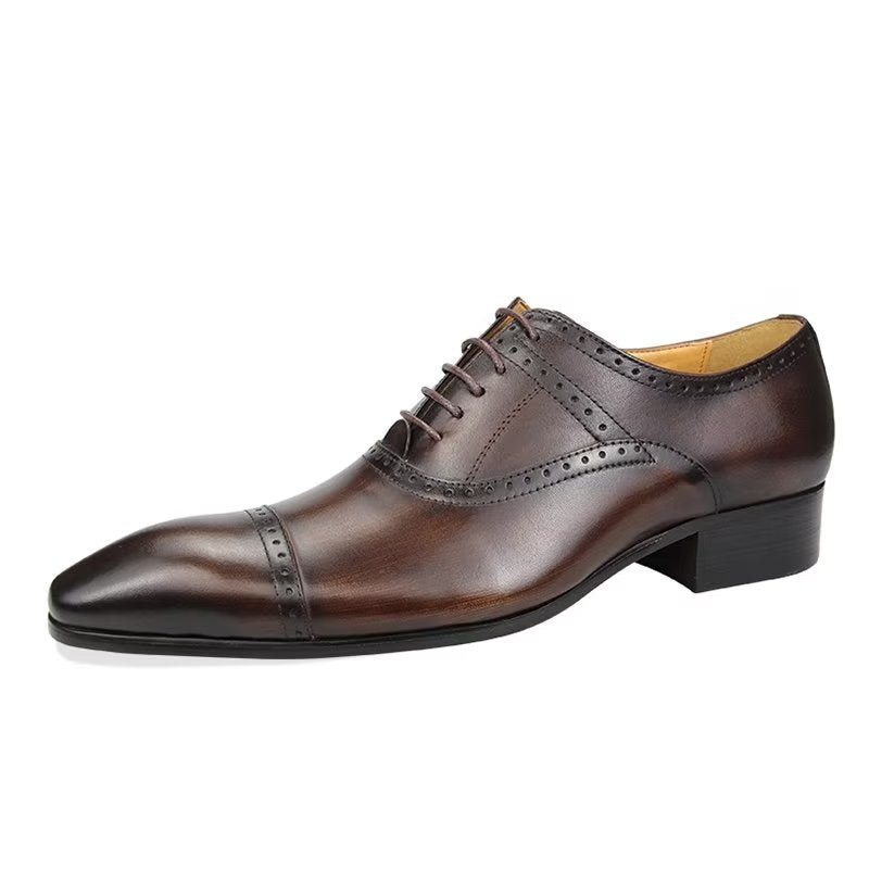 Formelle Herresko Deluxe Oxford Lavishnuptial Brogues - Kaffe