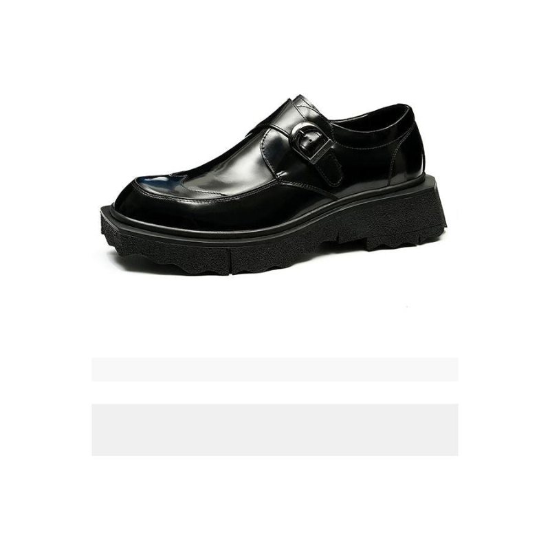 Formelle Herresko Eksotiske Skinn-slip-on Designer Bryllupsbrogues - Svart