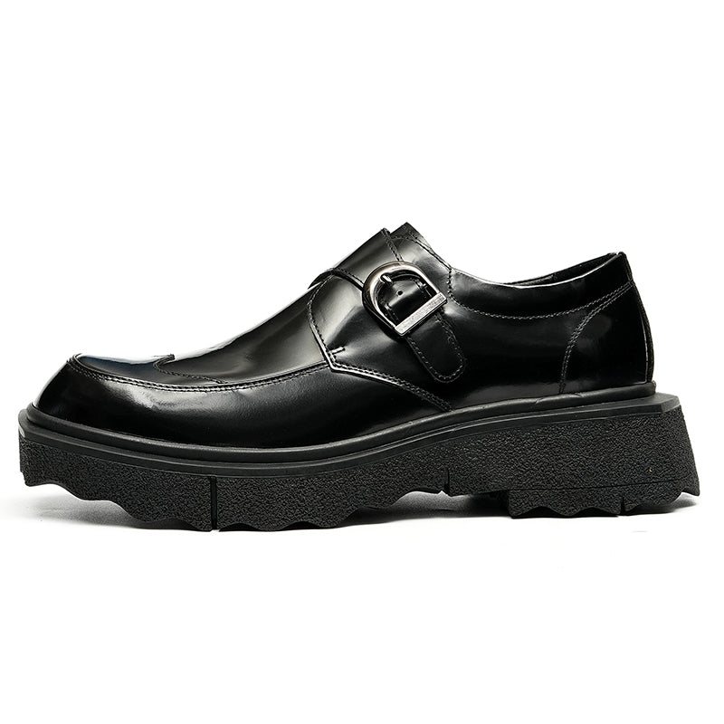 Formelle Herresko Eksotiske Skinn-slip-on Designer Bryllupsbrogues - Svart