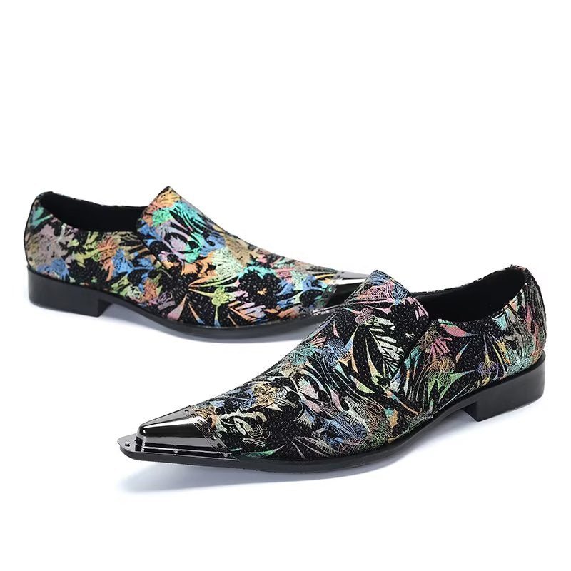 Formelle Herresko Eksotiske Slip-on Dress Sko - Flerfarget