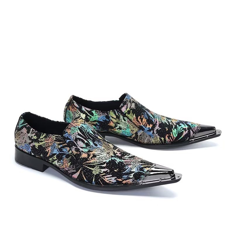 Formelle Herresko Eksotiske Slip-on Dress Sko - Flerfarget