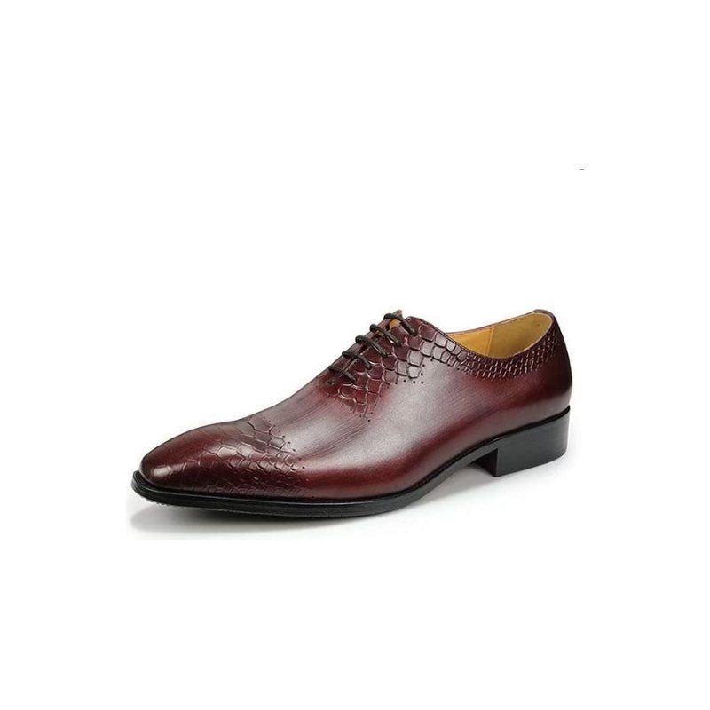 Formelle Herresko Elegante Brogue Skinnbryllupsko