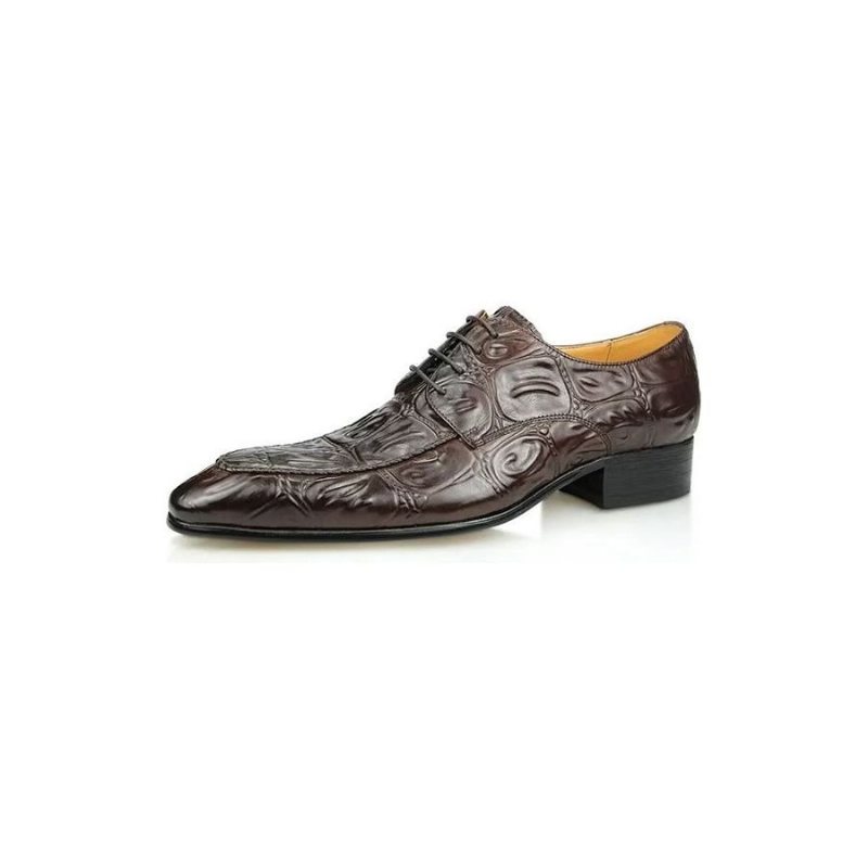 Formelle Herresko Elegante Skreddersydde Bryllupssko I Brogue-skinn