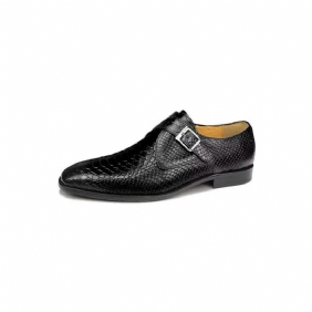 Formelle Herresko Elegante Tilpassede Spenne Brogue Skinnbryllupsko