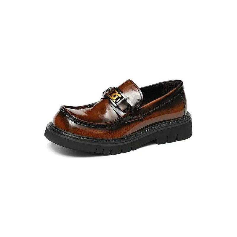 Formelle Herresko Eleganza Urbano Klassisk Kuskinn Slip-on Dress Sko - Kaffe