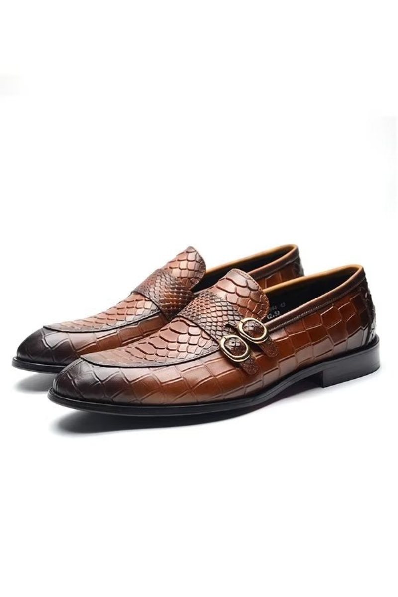 Formelle Herresko Executive Slip-on Business Sko - Brun