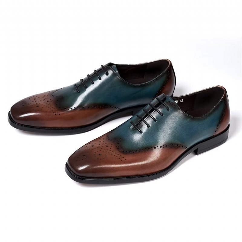 Formelle Herresko Gentleman Distinguished Dress Shoes - Blå