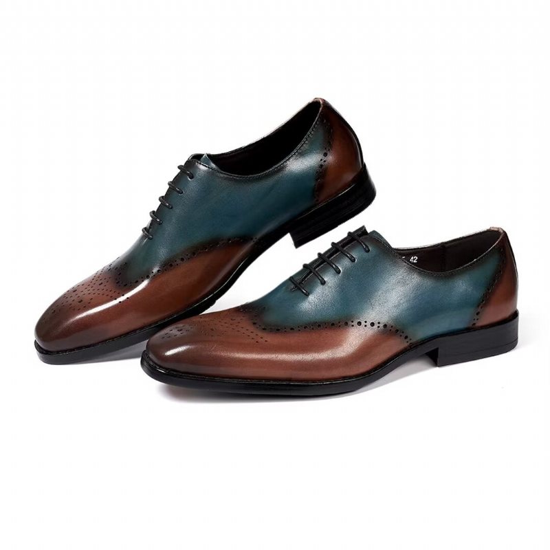 Formelle Herresko Gentleman Distinguished Dress Shoes - Blå