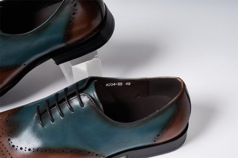 Formelle Herresko Gentleman Distinguished Dress Shoes - Blå