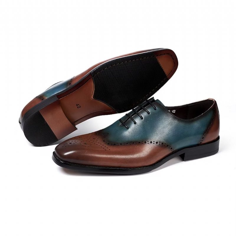 Formelle Herresko Gentleman Distinguished Dress Shoes - Blå