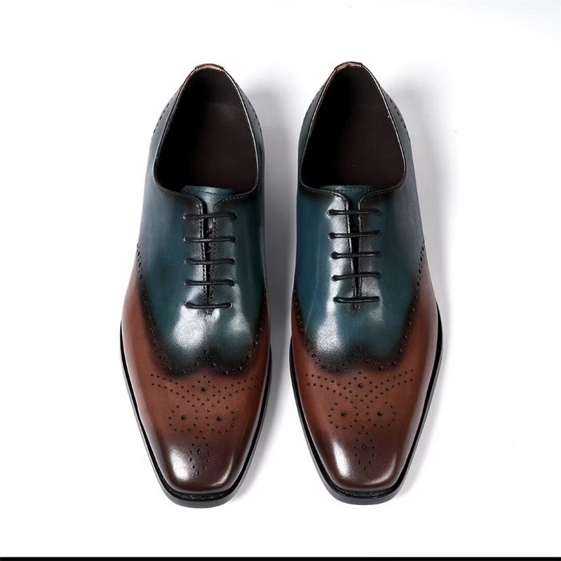 Formelle Herresko Gentleman Distinguished Dress Shoes - Blå