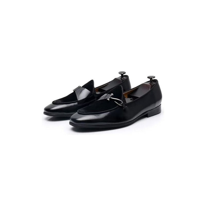 Formelle Herresko Klassiske Brogue Slip-ons - Svart