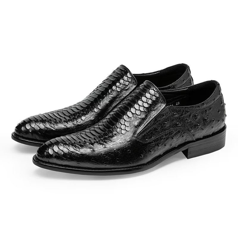 Formelle Herresko Overdådig Croctex Slip-on Fottøy - Sort