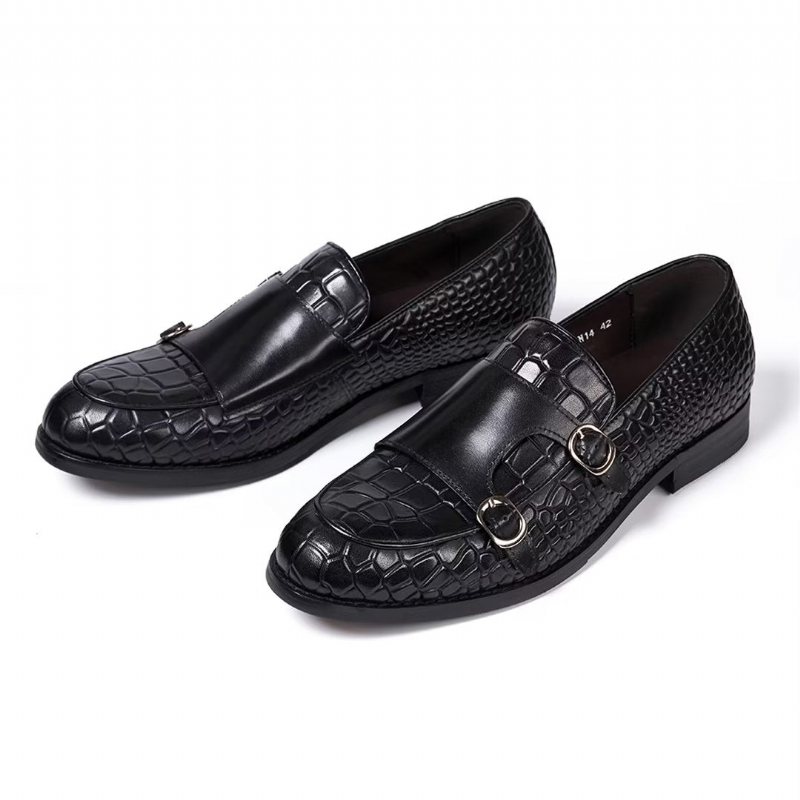 Formelle Herresko Raffinerte Elegance Slip-on Loafers - Svart