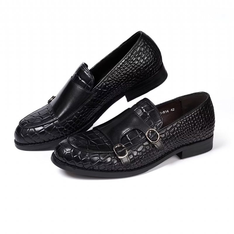 Formelle Herresko Raffinerte Elegance Slip-on Loafers - Svart