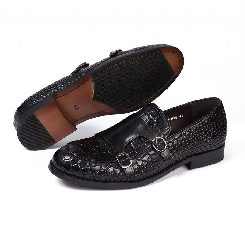 Formelle Herresko Raffinerte Elegance Slip-on Loafers - Svart