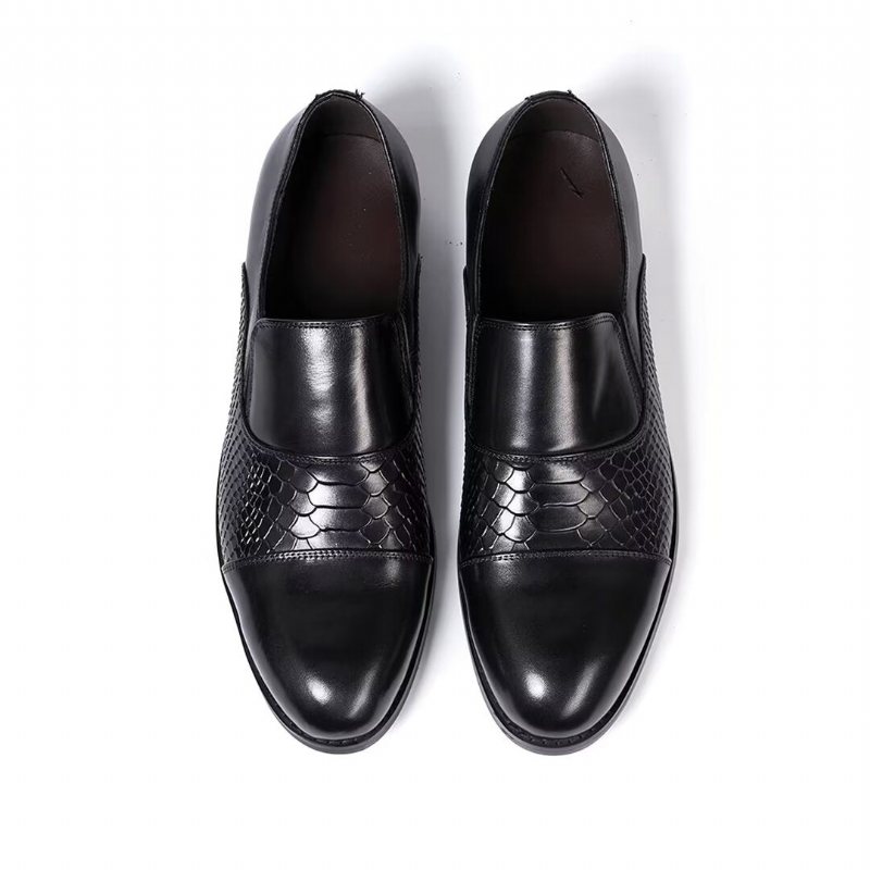 Formelle Herresko Utsøkt Slip-on Leather Elegance - Svart