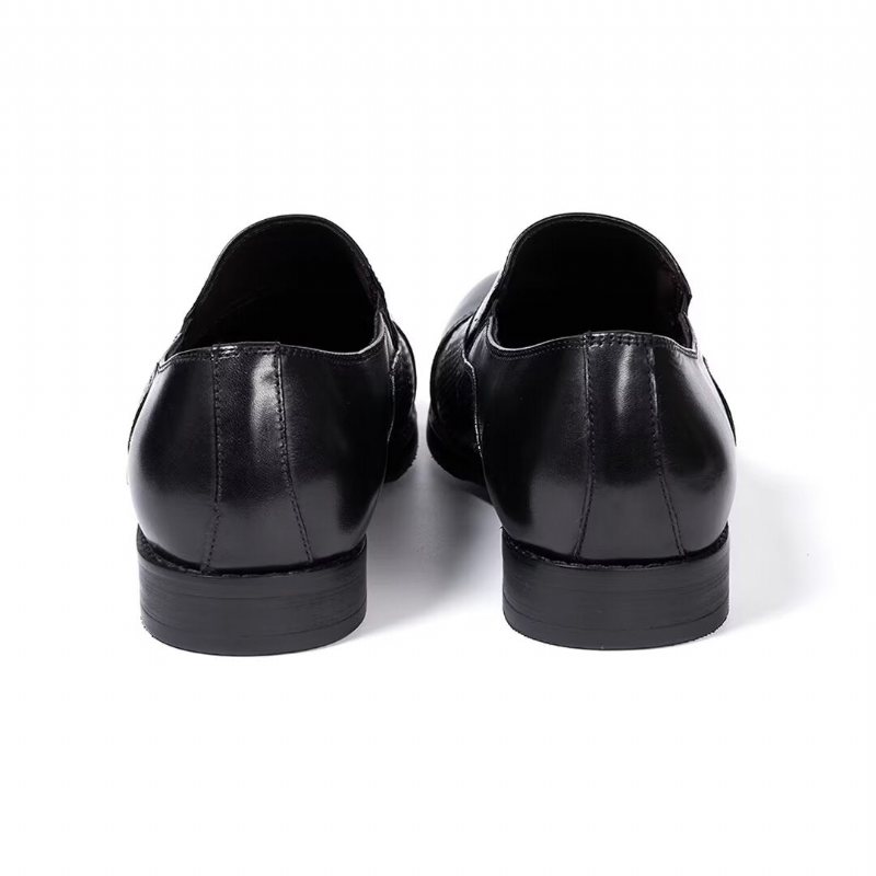 Formelle Herresko Utsøkt Slip-on Leather Elegance - Svart