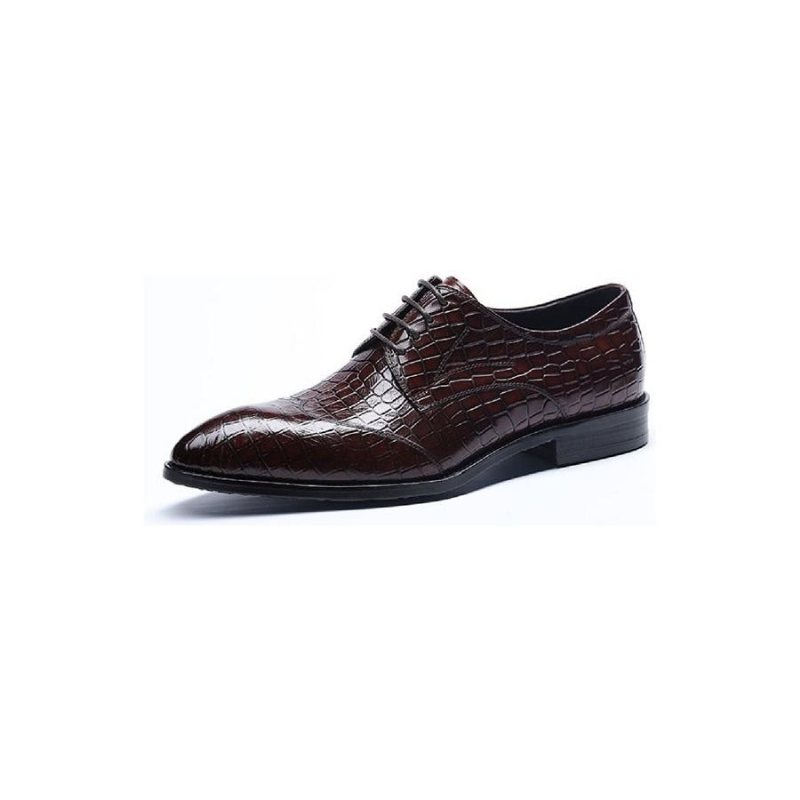 Formelle Sko Herre Brogue Dress - Rød