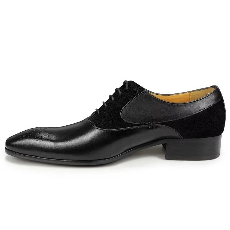 Formelle Sko Herre Deluxe Bryllup Oxford Modishopulence Brogue - Sort