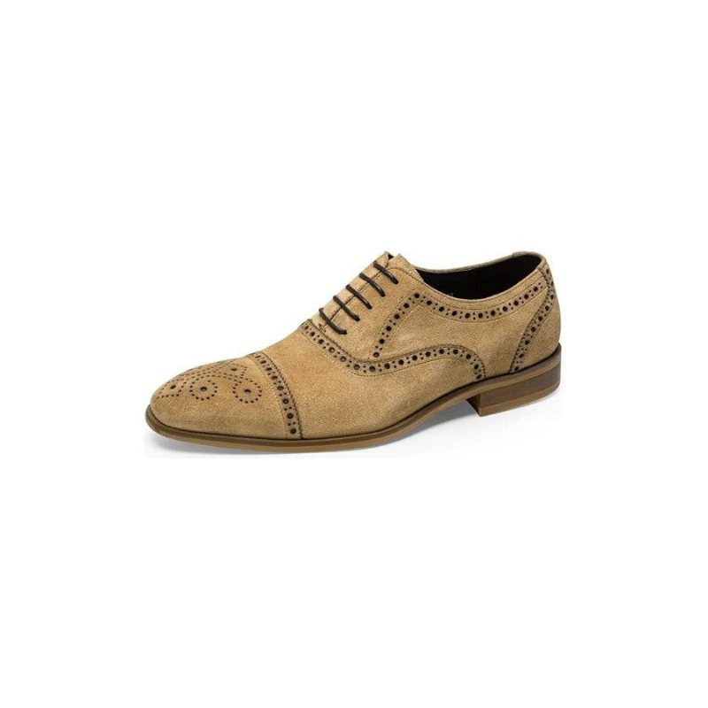 Formelle Sko Herre Elegant Tekstur Snøringskjole Brogues