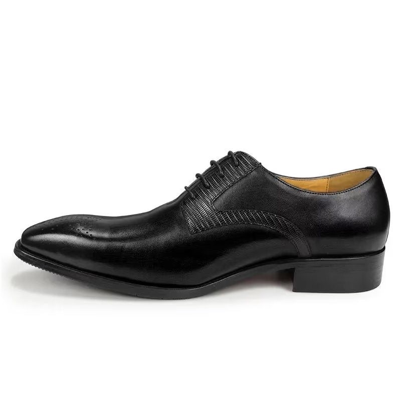 Formelle Sko Herre Elegante Bryllupsbrogues - Sort