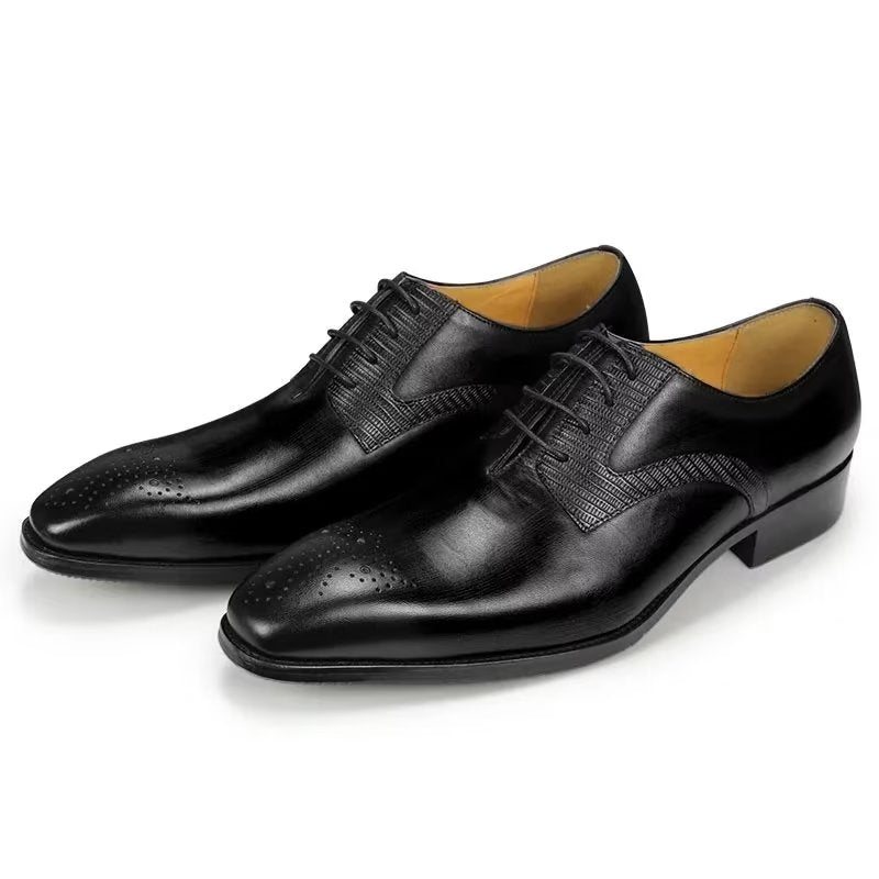 Formelle Sko Herre Elegante Bryllupsbrogues - Sort