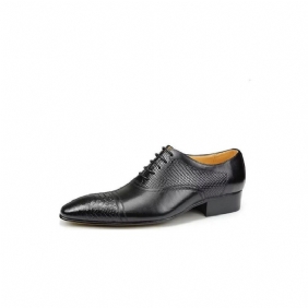 Formelle Sko Herre Elegante Tilpassede Brogue-skinn-bryllupsko