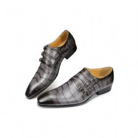 Formelle Sko Herre I Ekte Skinn Monkstrap Dress