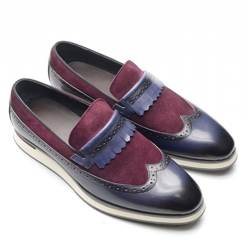 Formelle Sko Herre Komfortable Moderne Loafers - Lilla