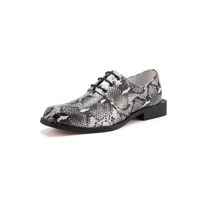 Formelle Sko Herre Luksus Serpent Square Toe Oxford Dress