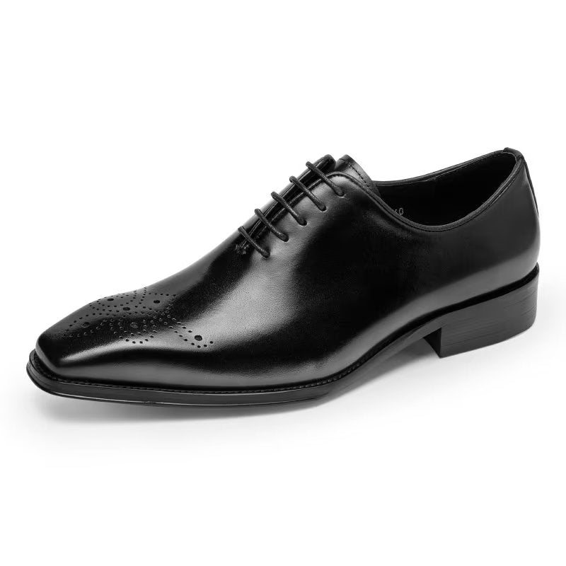 Formelle Sko Herre Luxury Cow Leather Elegance Oxford - Svart