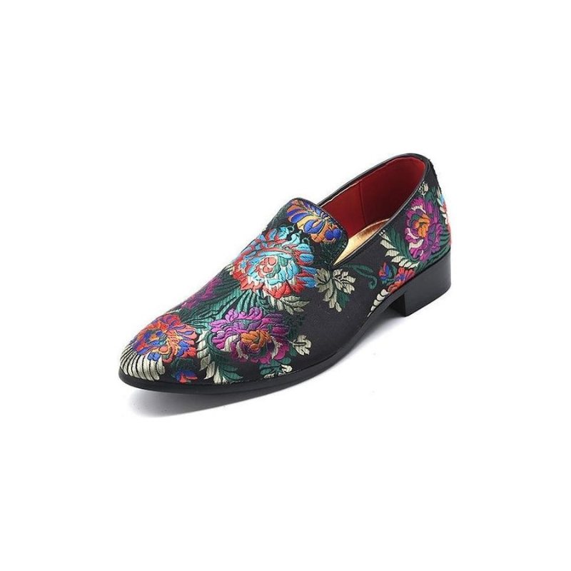 Formelle Sko Herre Med Eksotiske Blomstertrykk Slip-on Dress - Flerfarget 2