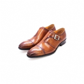 Formelle Sko Herre Modish Luksus Krokodillemønster Monkstrap Dress