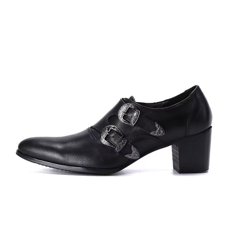 Formelle Sko Herre Monkstrap Dress - Svart